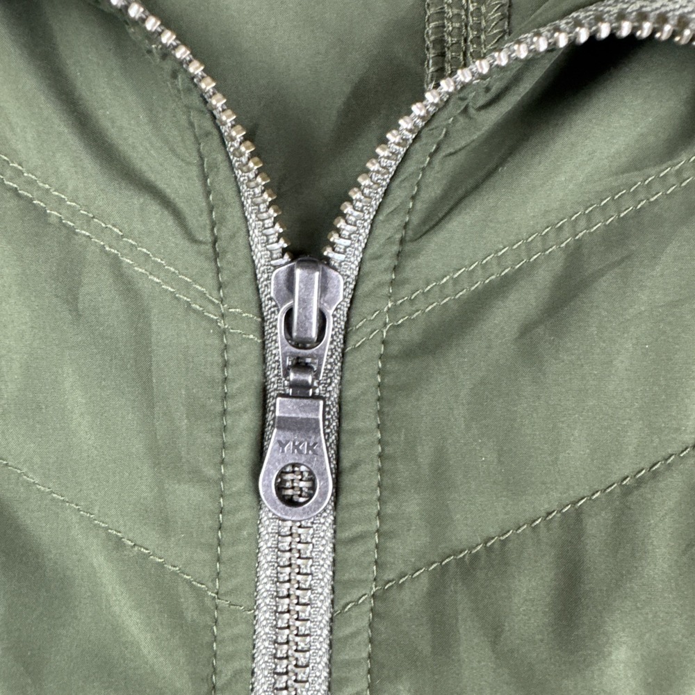 prAna Womens Large Green Gray Hybrid Insulated Jacket Full Zip Outdoor - Picture 5 of 7